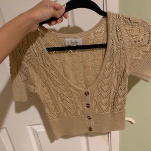 Cute la academie cardigan / top